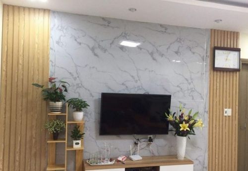Bộ mẫu thi công vách tivi phòng khách đẹp hiện đại