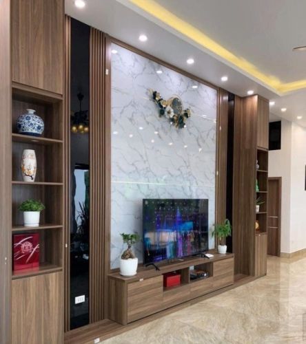 Vách Tivi Giá Thi công rẻ mà sang trọng A