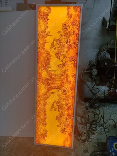 Mẫu tranh đèn led phòng thờ đẹp