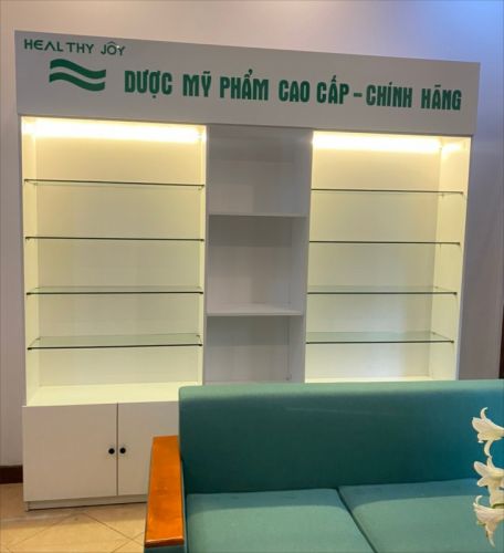 Tủ trưng bầy mỹ phẩm, tủ trưng bầy sản phẩm