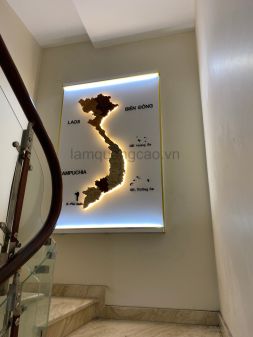 Bản đồ việt nam đèn led treo tường