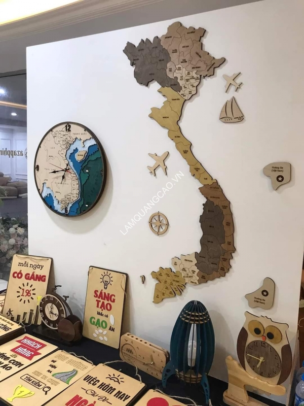 Bản đồ Việt Nam treo tường