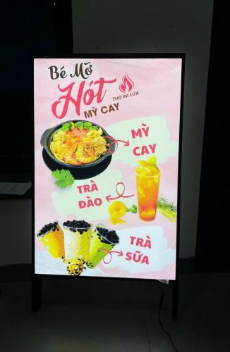 Xưởng thi công menu đèn led nhà hàng