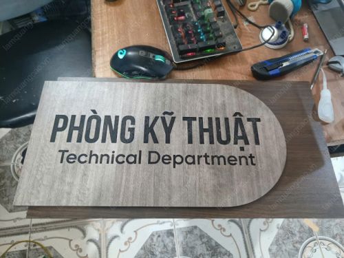 Biển tên phòng bằng gỗ