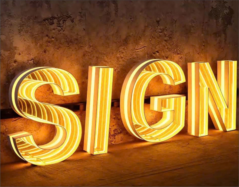 Xưởng làm chữ quảng cáo vô cực