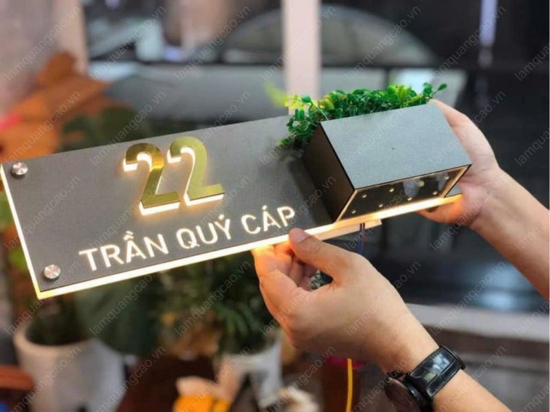 Biển số nhà ngộ nghĩ đẹp