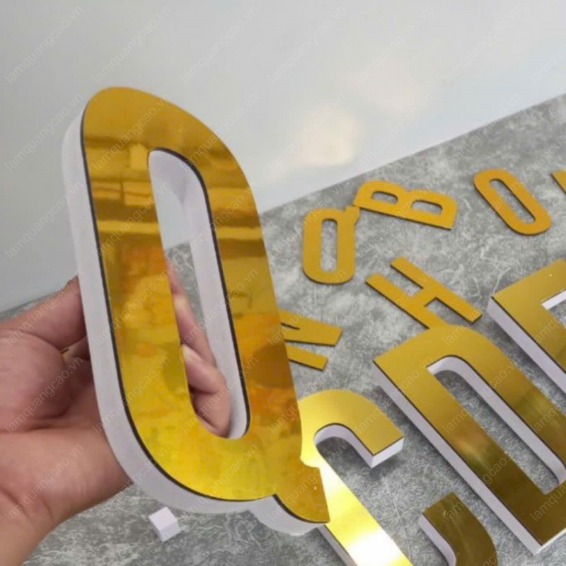 Làm chữ quảng cáo theo bộ