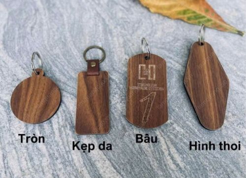 Xưởng làm móc khóa bằng gỗ