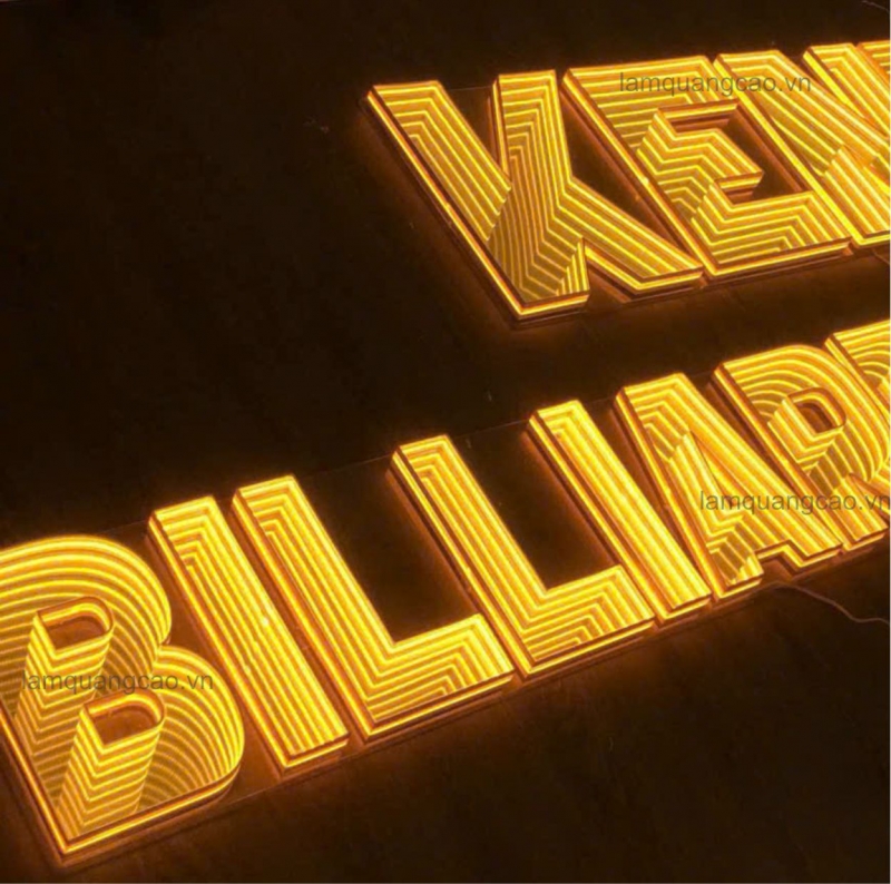 Logo quảng cáo led vô cực