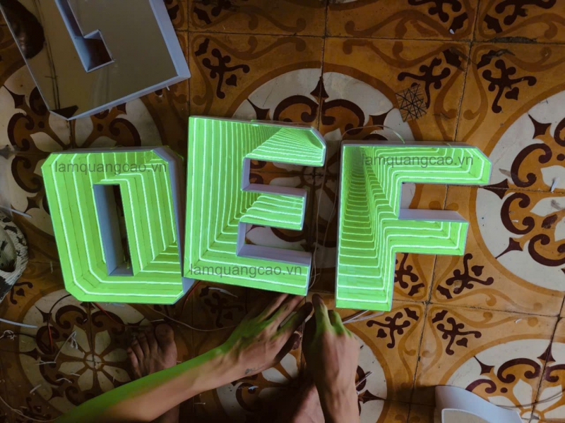 xưởng gia công chữ led vô cực