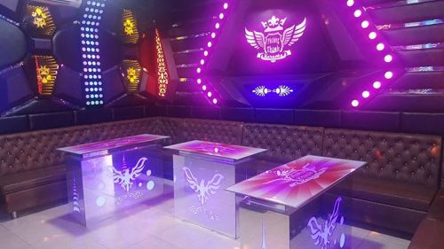 Mẫu bàn karaoke đèn led